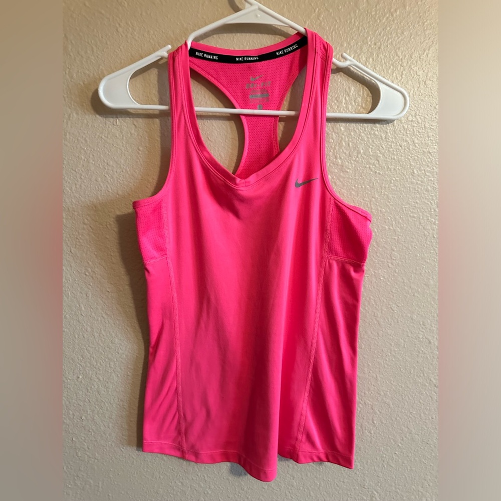 Nike Dri Fit Women’s V Neck Running Tank Top Size S